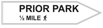 National Trust - NT5 Direction sign - Image 4